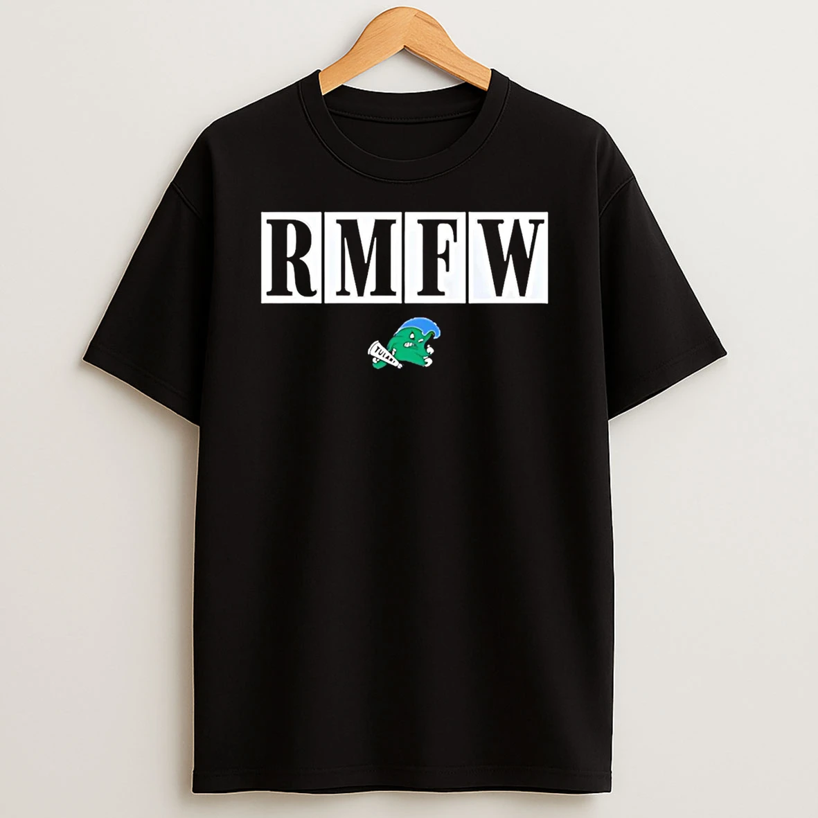 Tulane Coach Jon Sumrall Wearing Rmfw Roll Mother Fucker Wave T Shirt