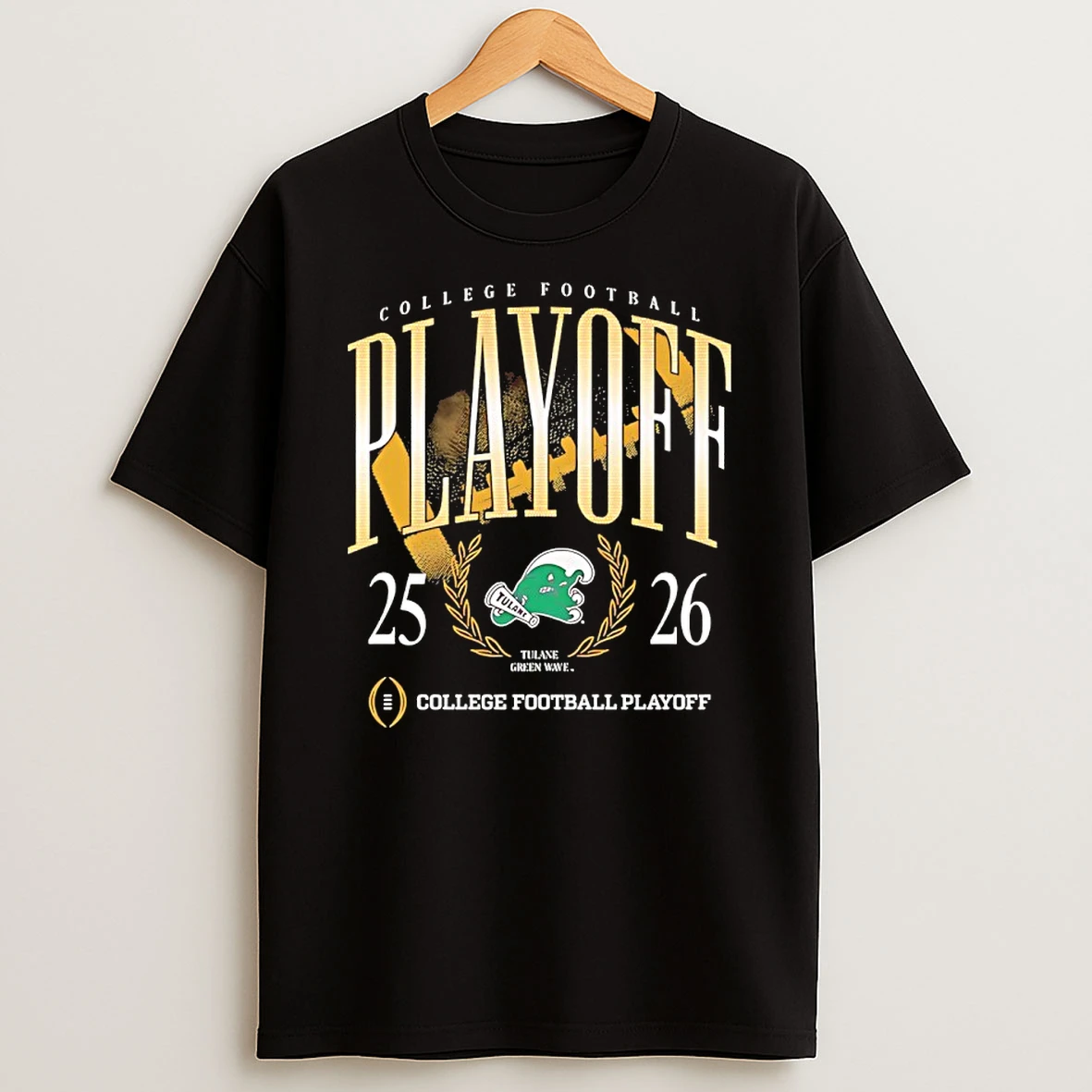 Tulane Green Wave 2025 2026 College Football Playoff T Shirt