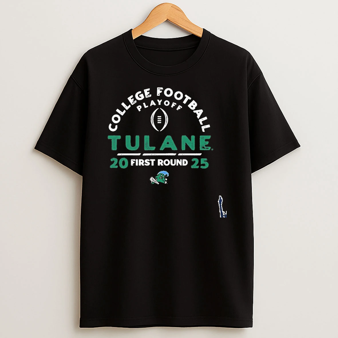 Tulane Green Wave Cfp First Round 2025 T Shirt