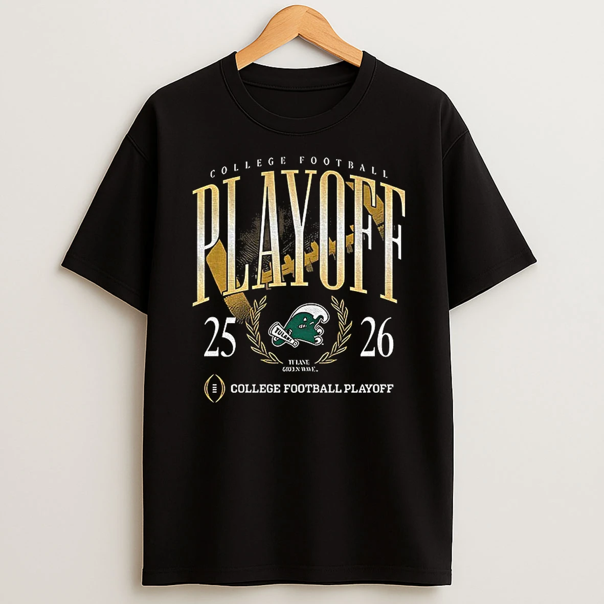 Tulane Green Wave College Football Playoff 2025 2026 Game Day T Shirt