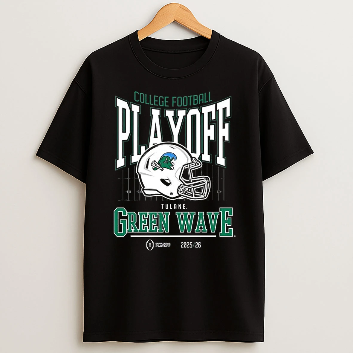 Tulane Green Wave College Football Playoff Helmet 2025 T Shirt