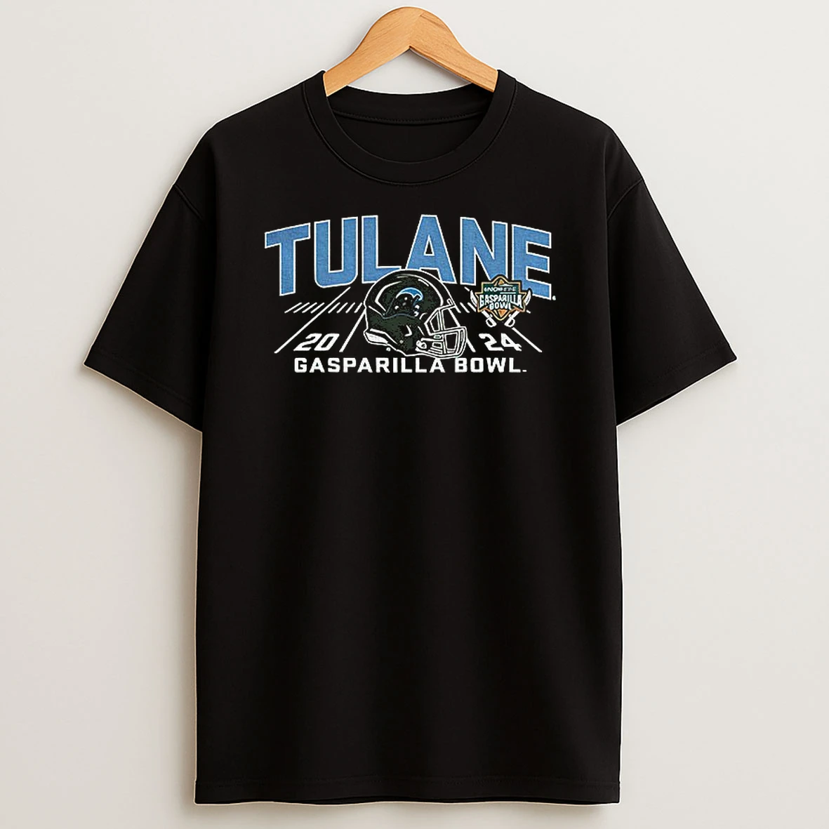 Tulane Green Wave Football 2024 Gasparilla Bowl Champions T Shirt