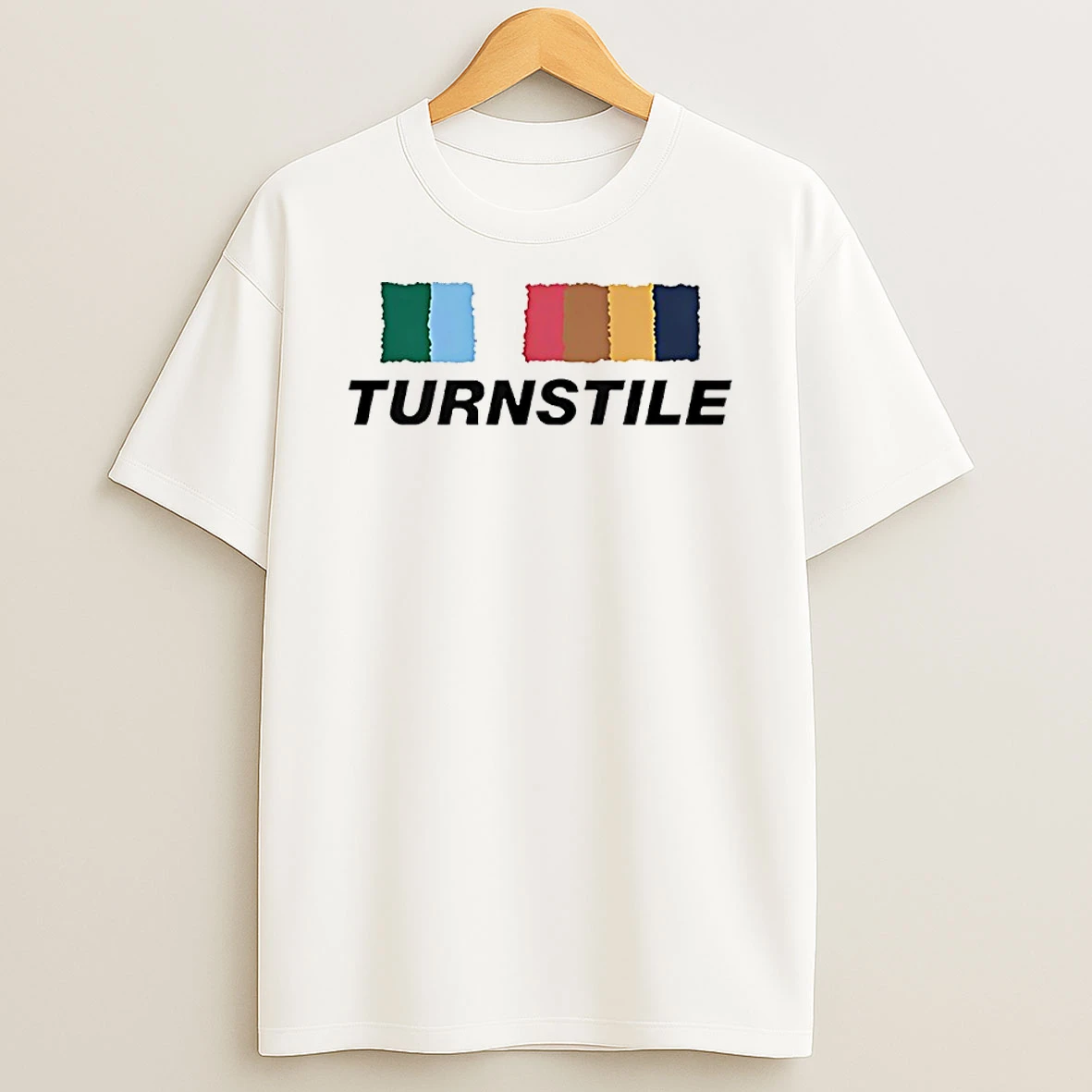 Turnstile Band Color Wall Sept 2025 Tour T Shirt