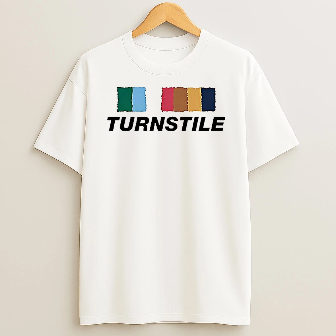 Turnstile Band Color Wall Sept 2025 T Shirt