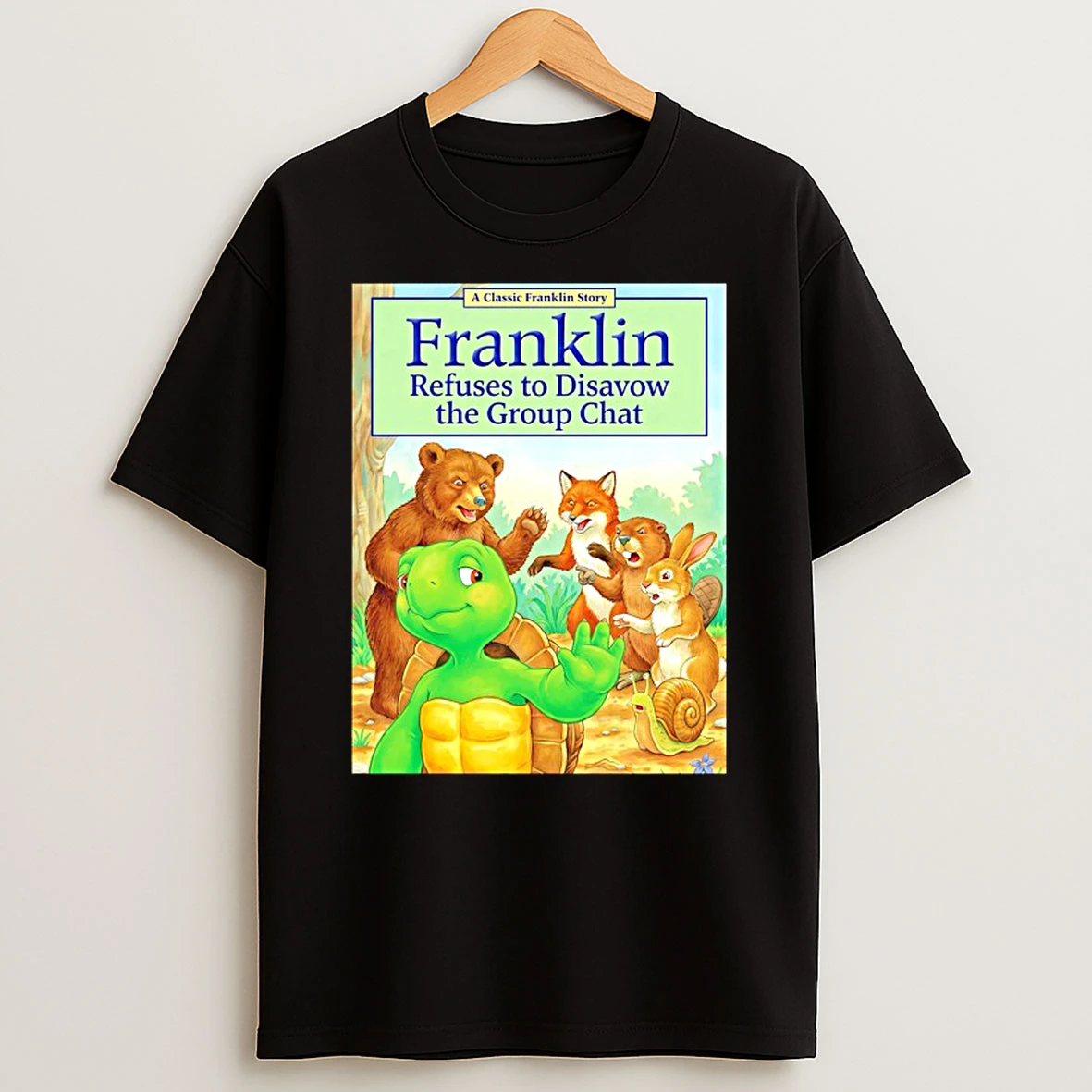 Turtle Franklin Refuses To Disavow The Group Chat Pete Hegseth Meme T Shirt