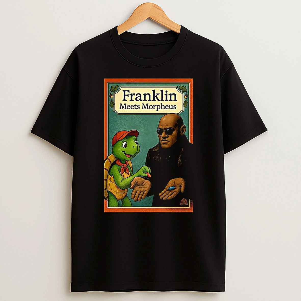 Turtle Franklin Meets Morpheus T Shirt