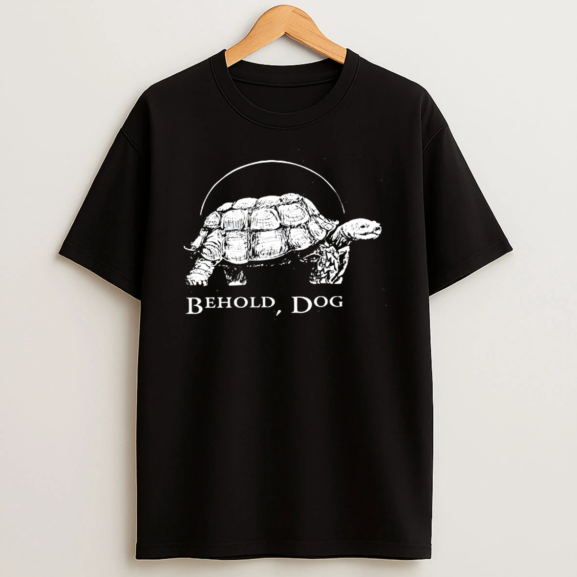 Turtle Behold Dog T Shirt