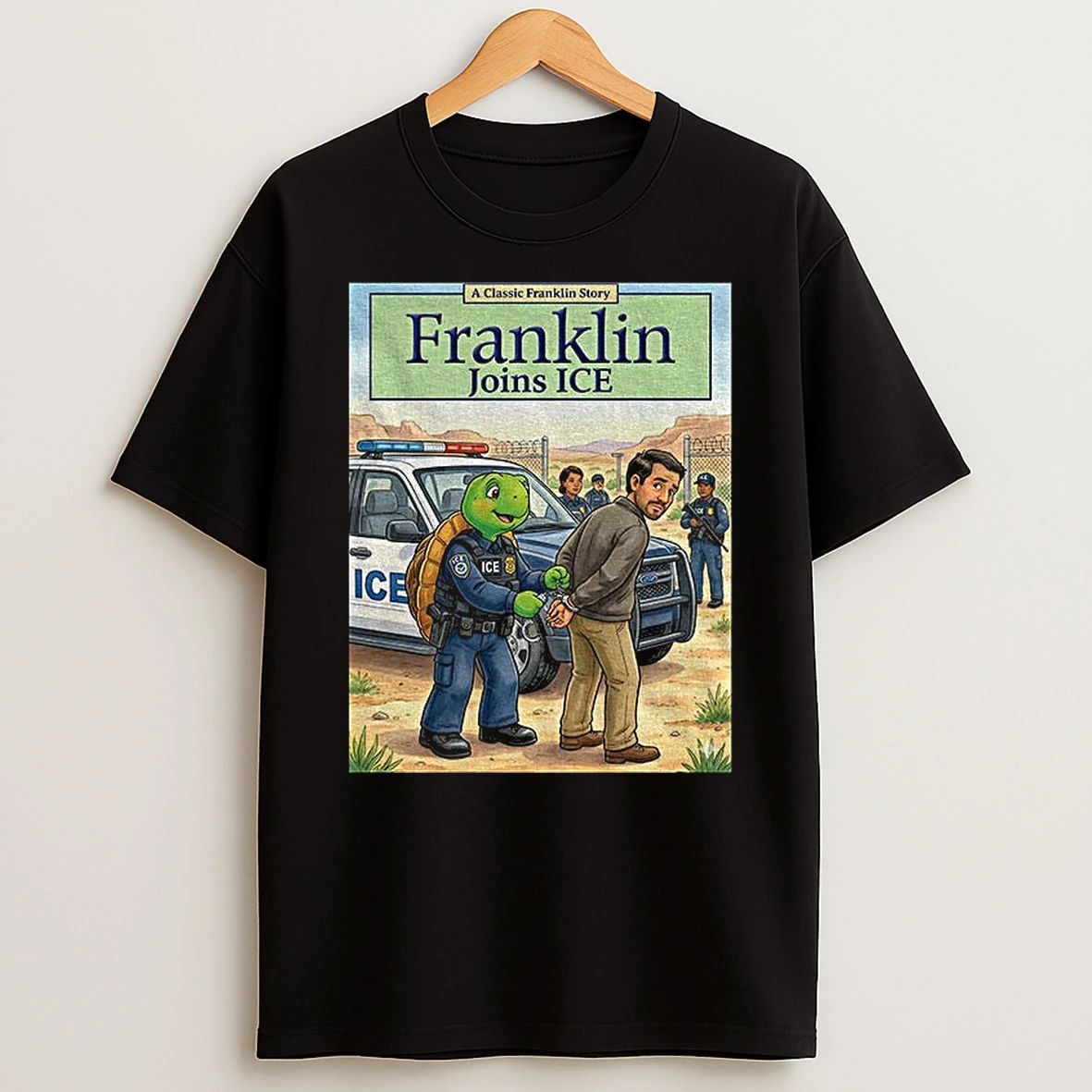 Turtle Police Franklin Joins Ice A Classic Franklin Story T Shirt