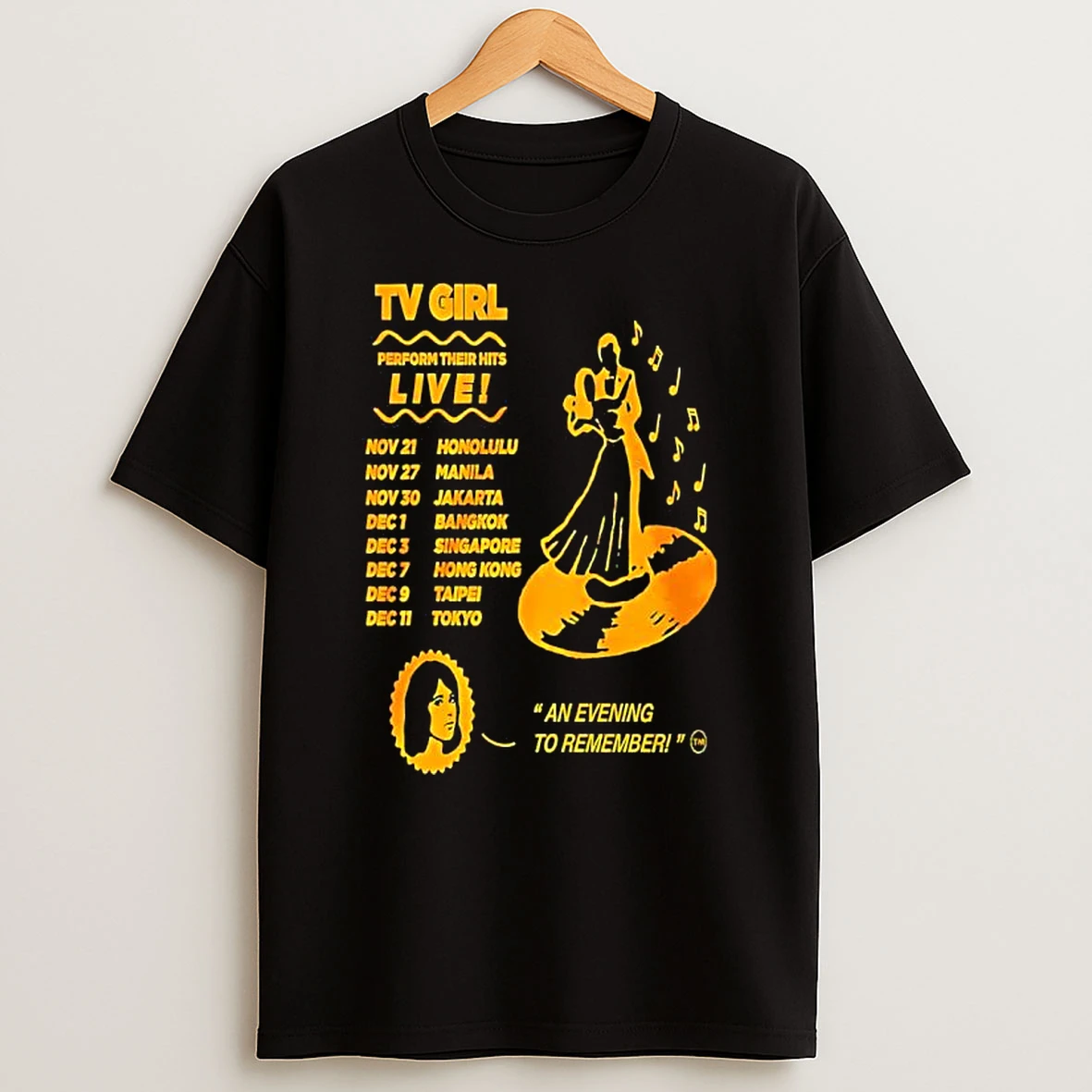 Tv Girl November December 2025 Tour 2025 T Shirt