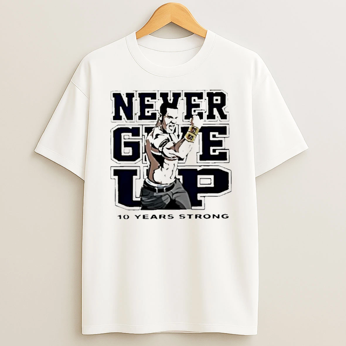 Tyrese Haliburton John Cena Never Give Up 10 Years Strong T Shirt