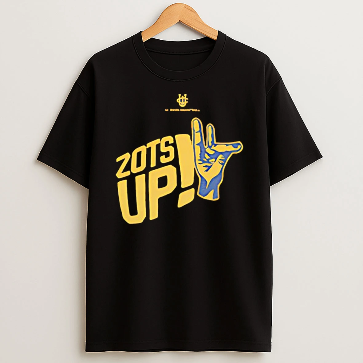 Uci Mens Basketball Zots Up Hand T Shirt