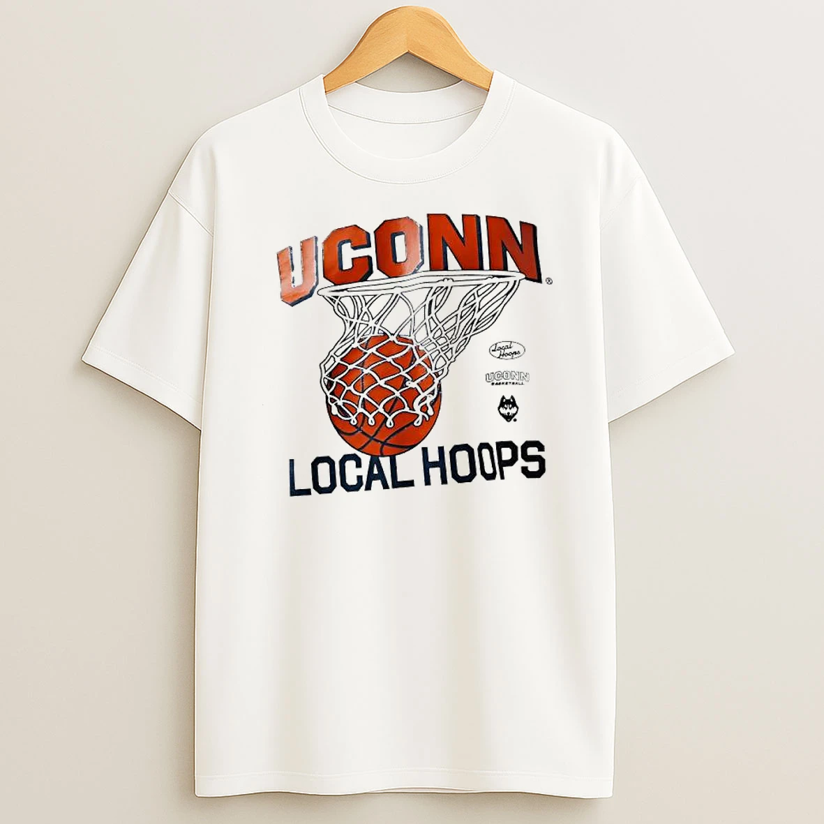 Uconn Local Hoops Graphic T Shirt