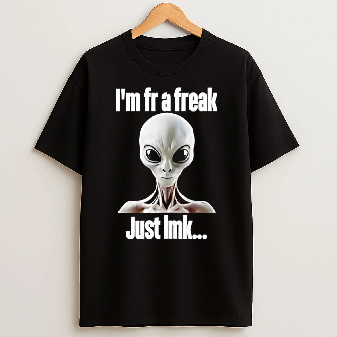 Ufo Im Fr A Freak Just Lmk T Shirt