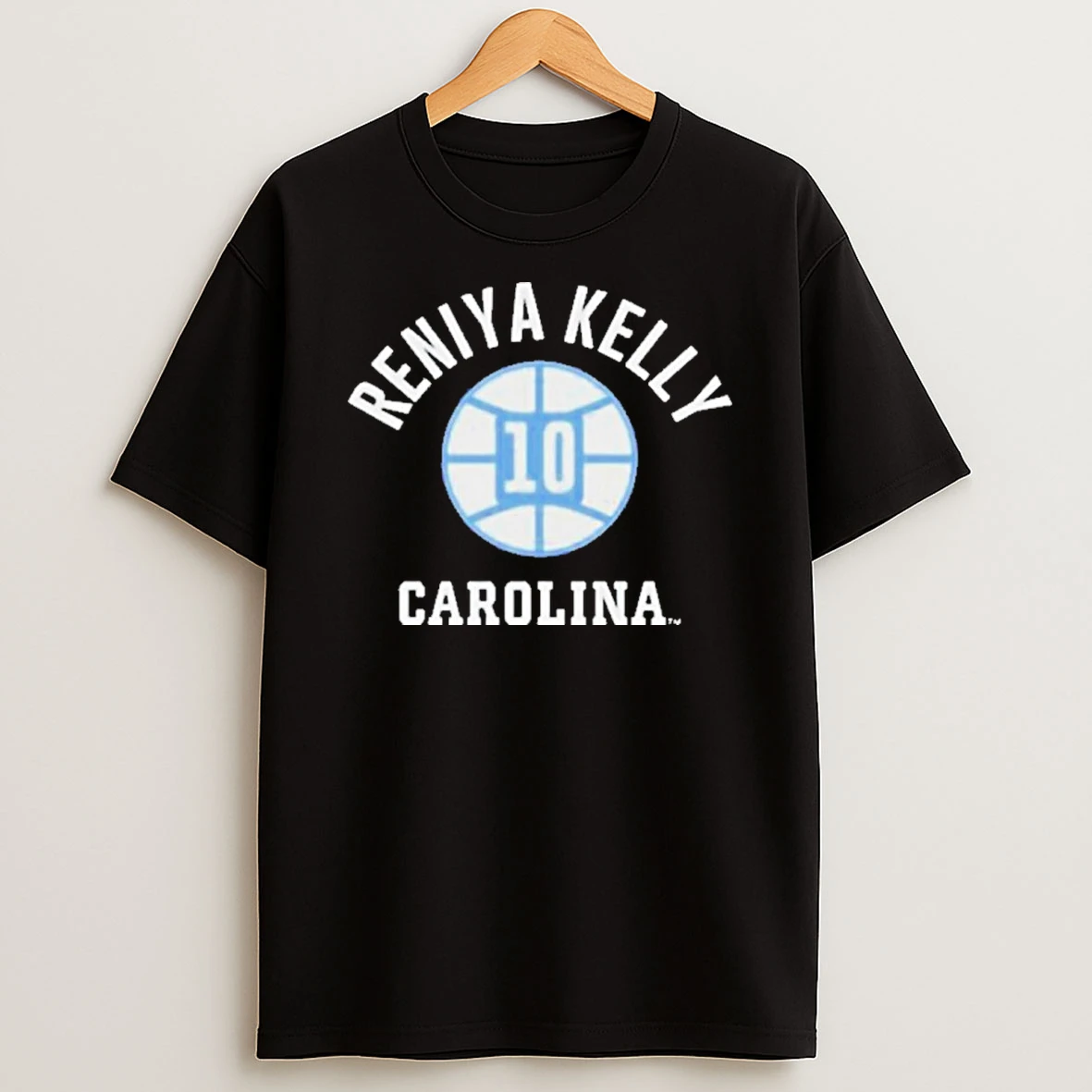 Unc Tar Heels Basketball Reniya Kelly Name Number Ball 10 T Shirt
