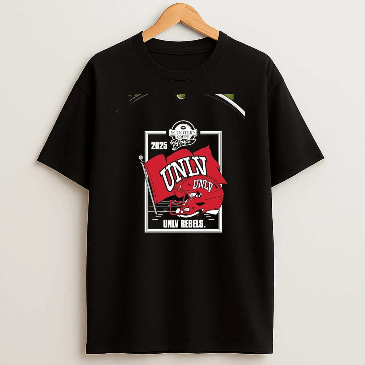 Unlv Rebels 2025 Frisco Bowl Helmet Chriast T Shirt