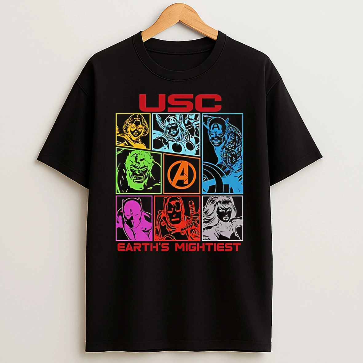 Usc Trojans Marvel Avengers Earths Mightiest T Shirt