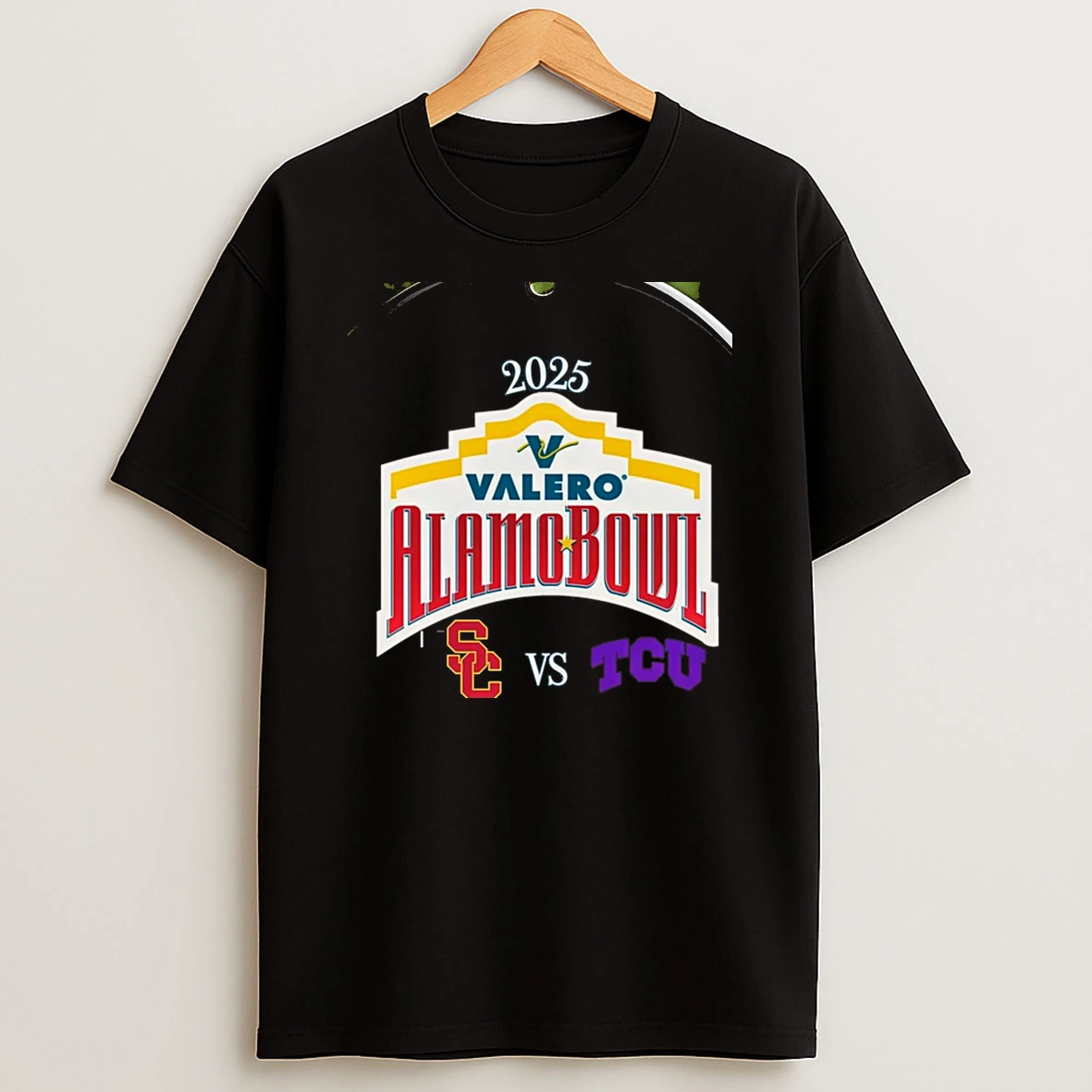 Usc Trojans Vs Tcu Horned Frogs 2025 Alamo Bowl Chriast T Shirt