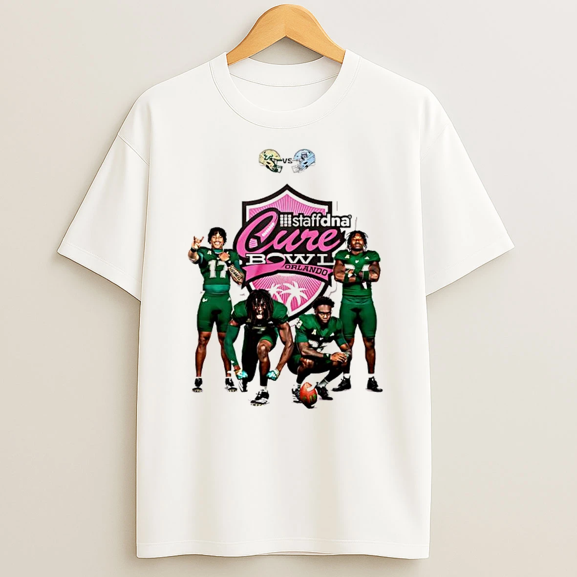Usf Football 2025 Staffdna Cure Bowl T Shirt