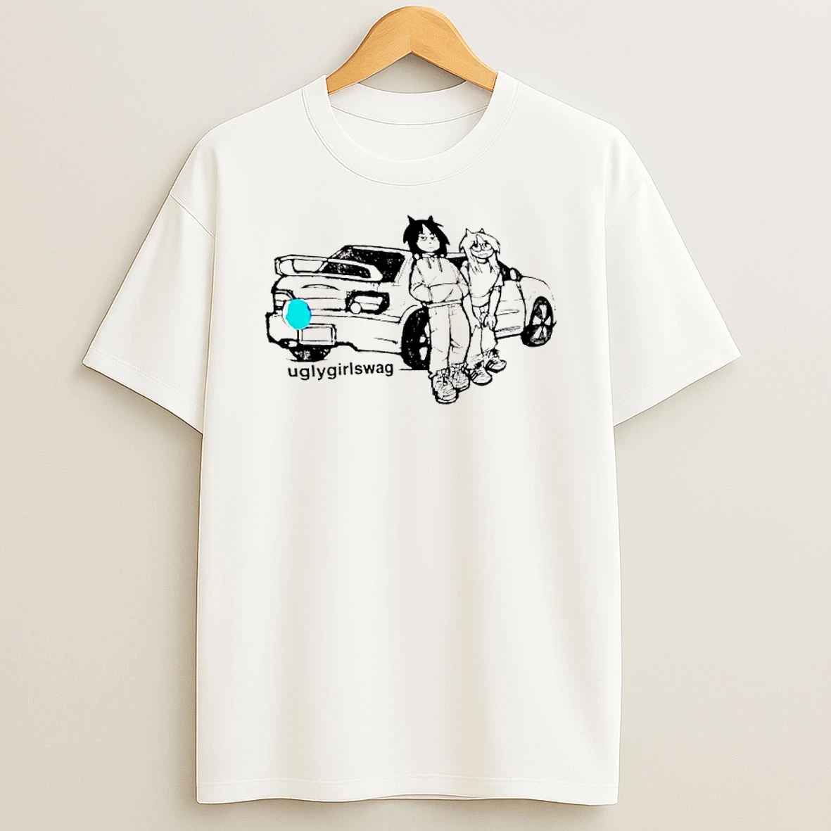 Uglygirlswag Car Graphic T Shirt