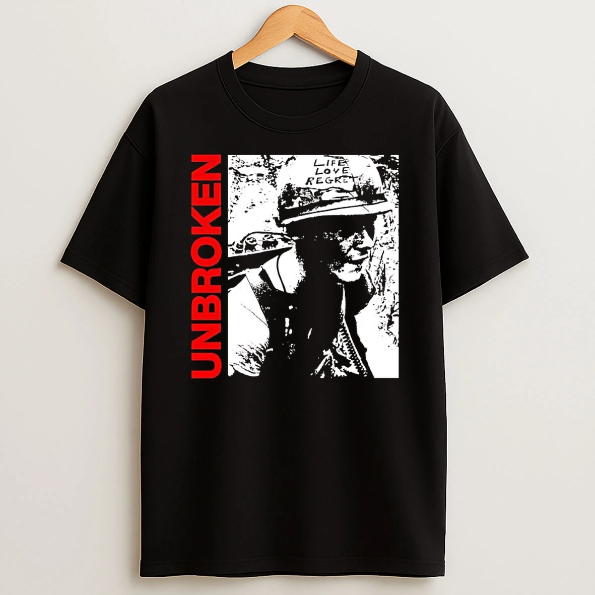 Unbroken Life Love Regret Album Cover T Shirt