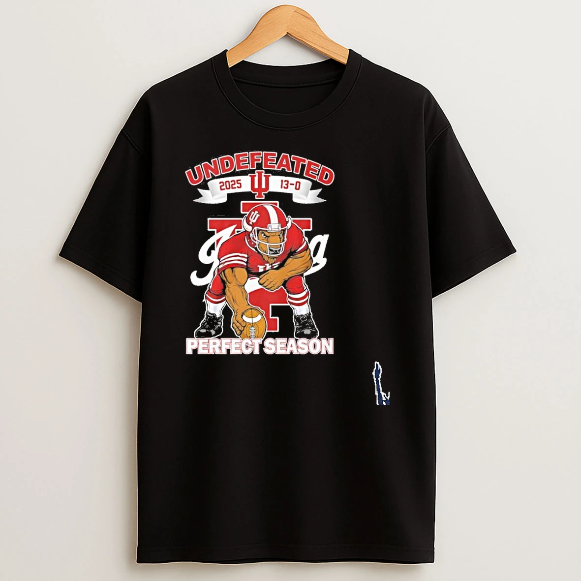 Undefeated 13 0 Indiana Hoosiers Perfect Seasons Mascot T Shirt