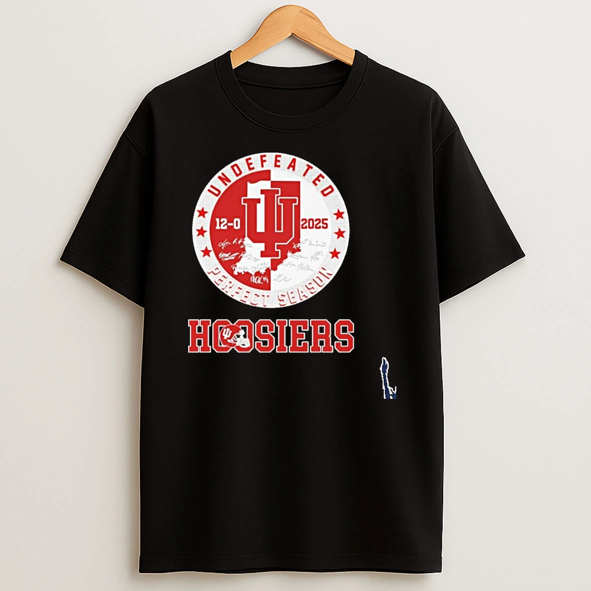 Undefeated Perfect Season Hoosiers T Shirt