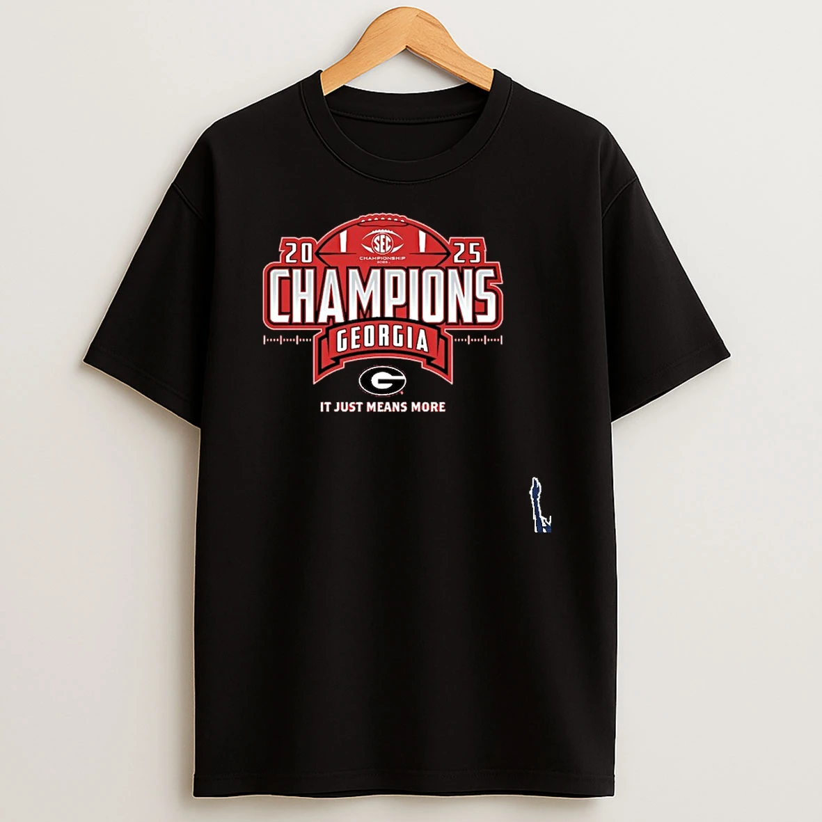 University Of Georgia Bulldogs 2025 Sec Football Champions Locker Room T Shirt