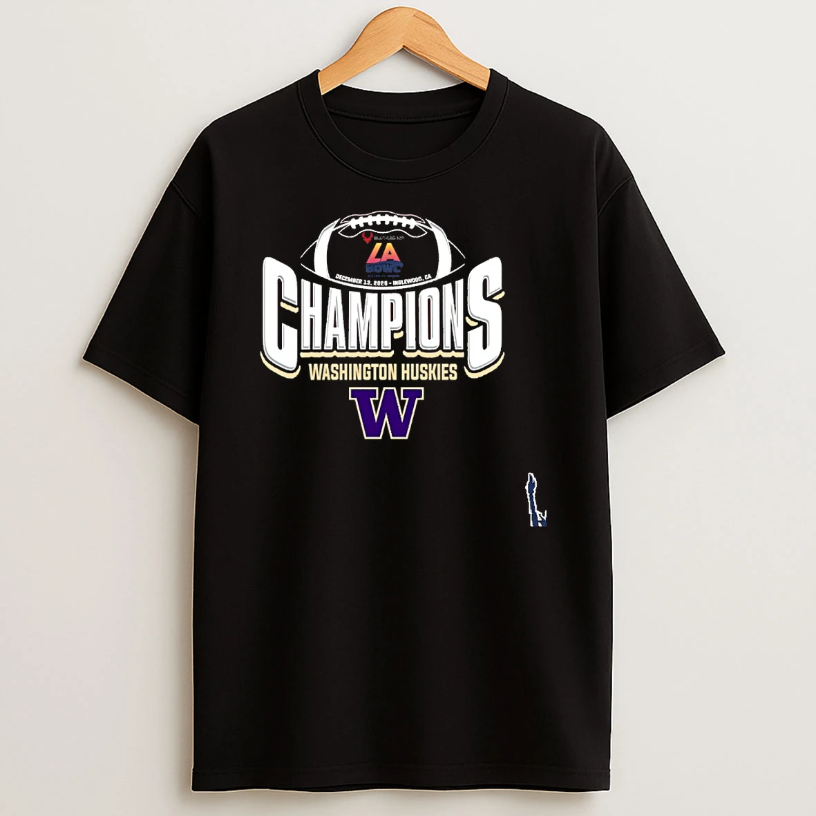 University Of Washington Football 2025 Bucked Up La Bowl Hosted By Gronk Champions T Shirt