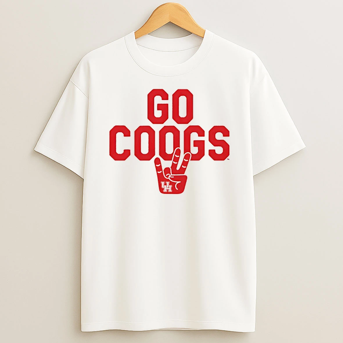 University Of Houston Go Coogs Hand T Shirt