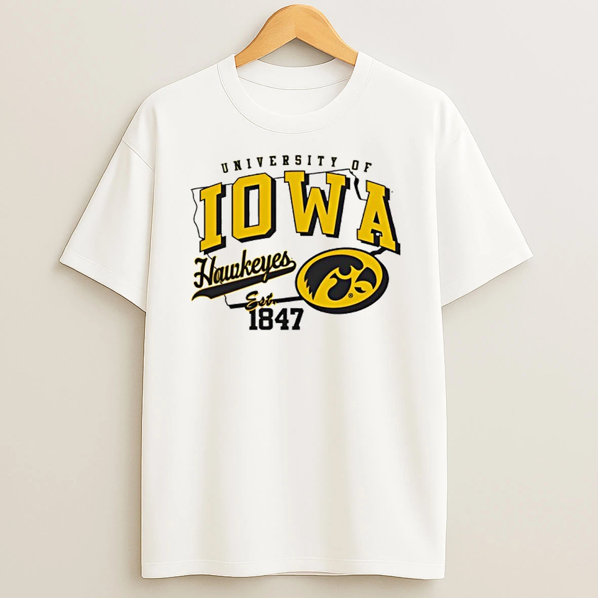 University Of Iowa Est 1847 T Shirt