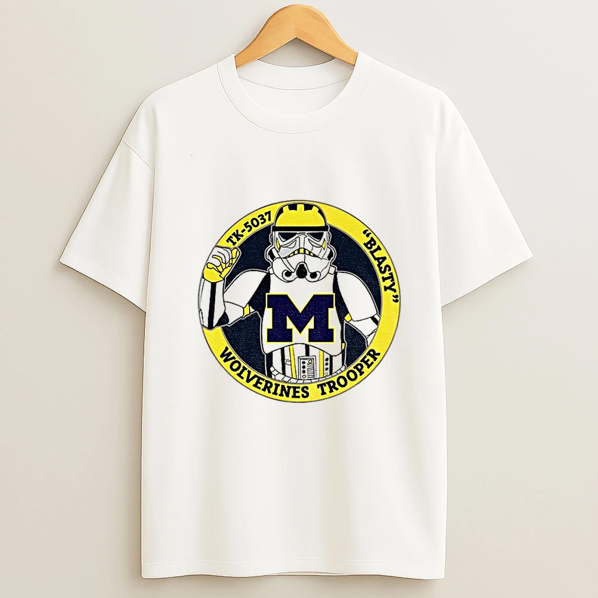 University Of Michigan Wolverines Trooper Tk 5037 Blasty T Shirt