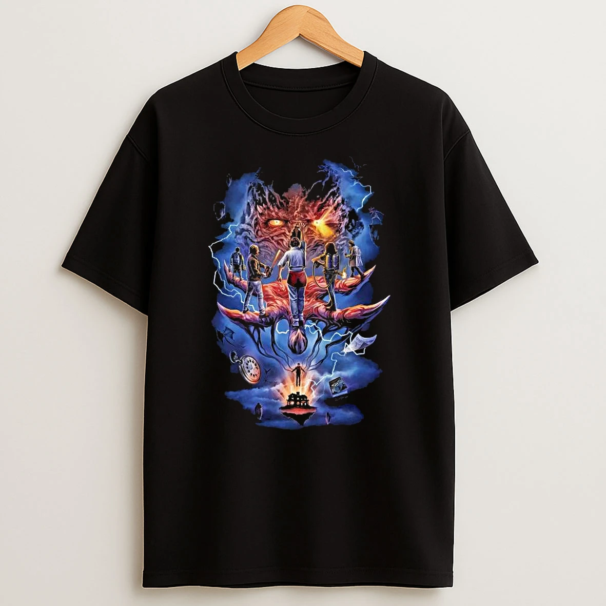 Upside Down Warriors T Shirt