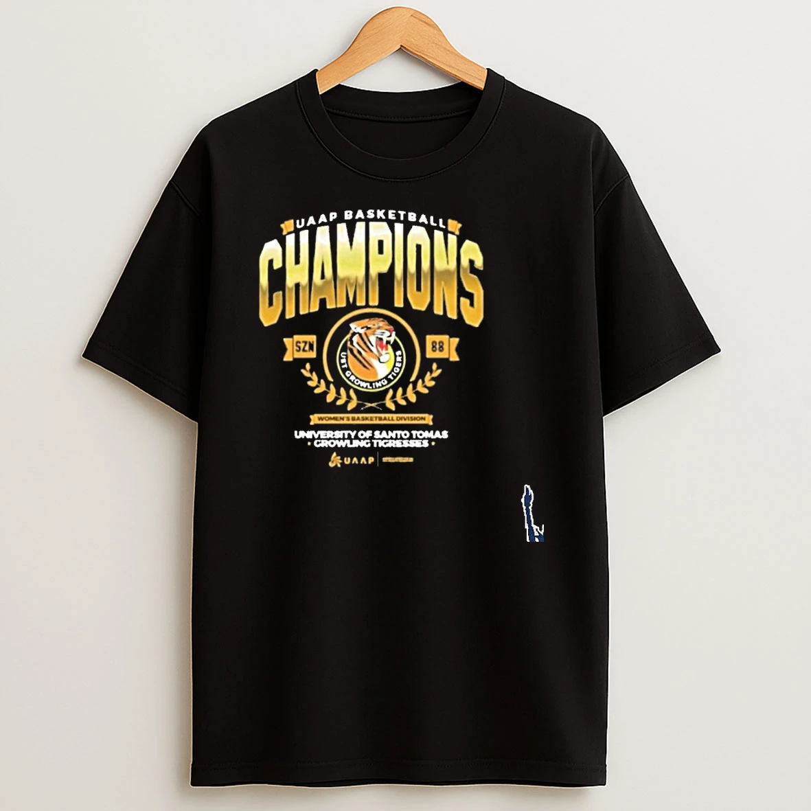 Ust Growling Tigers Champions Uaap Basketball Womens Basketball Division University Of Santo Tomas T Shirt