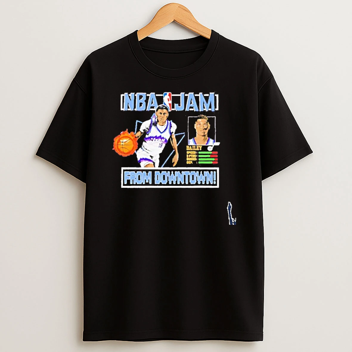 Utah Jazz Ace Bailey Nba Jam Christmas T Shirt