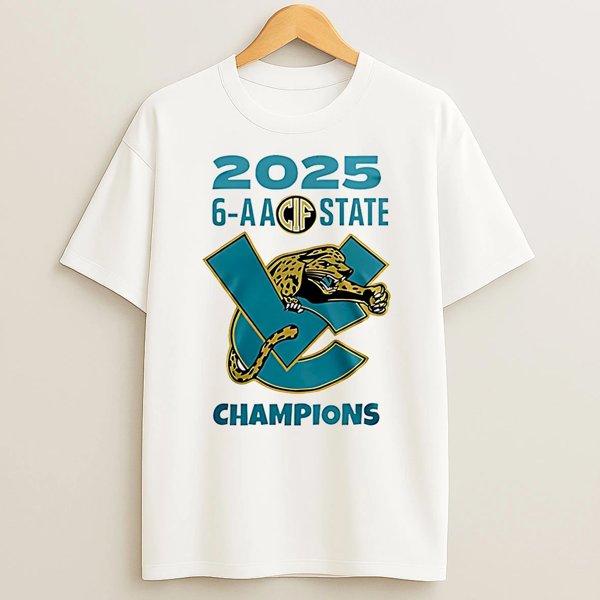 Valley Center Jaguars Cif State Division 6 Aa Champions 2025 T Shirt