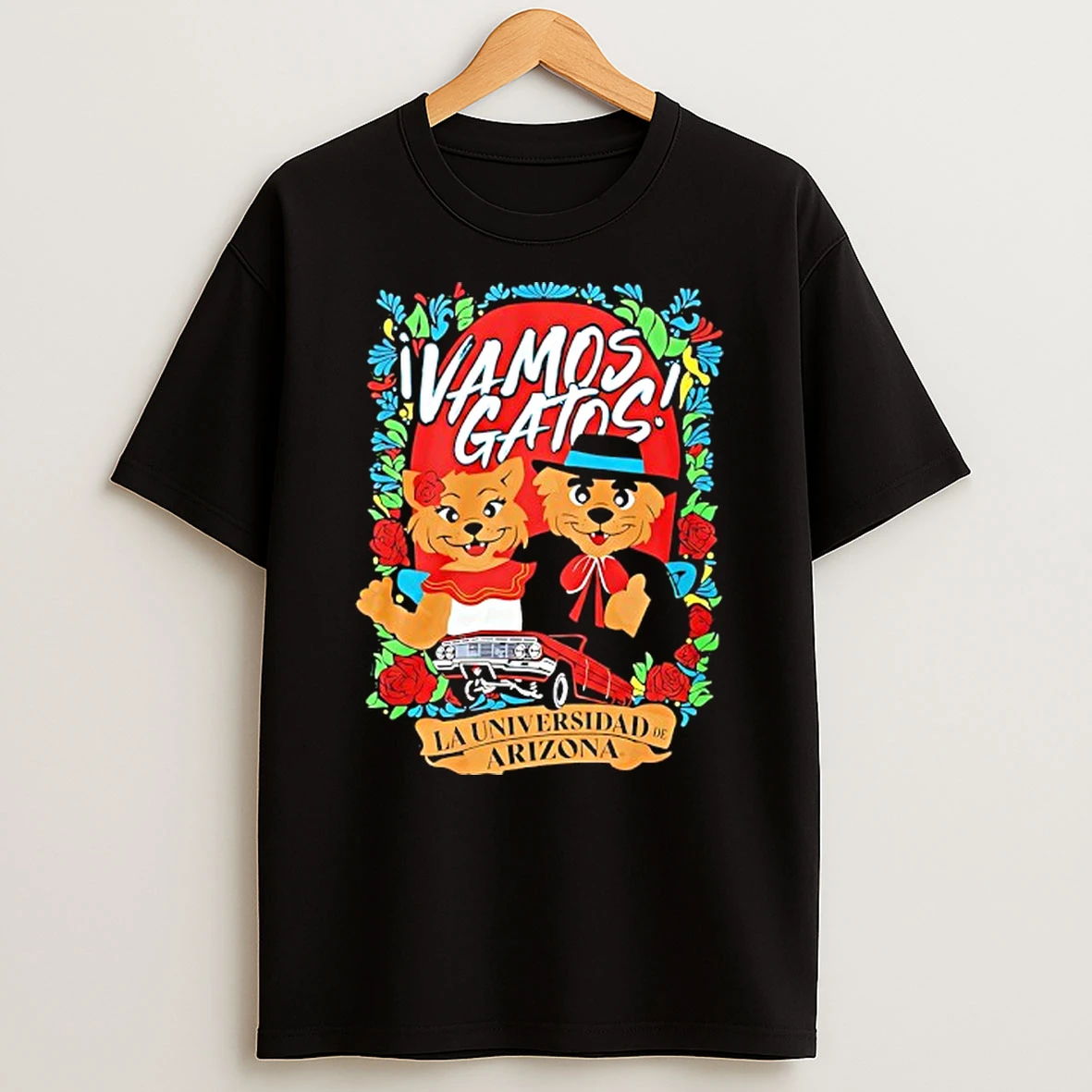 Vamos Gatos La Universidad De Arizona T Shirt