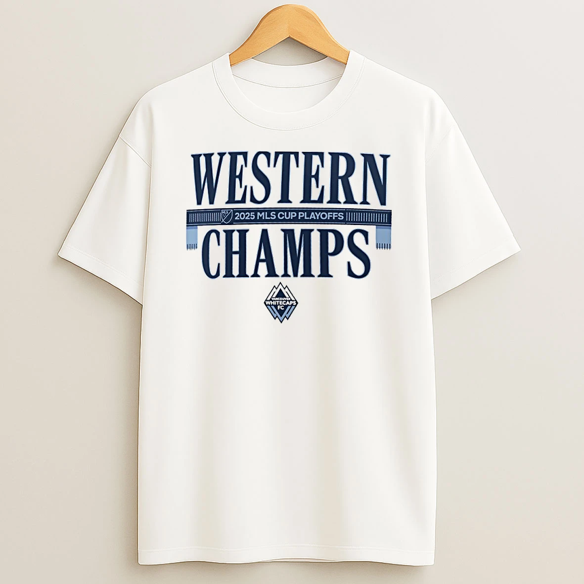 Vancouver Whitecaps Fc 2025 Mls Cup Playoffs Western Conference Champions Circle T Shirt