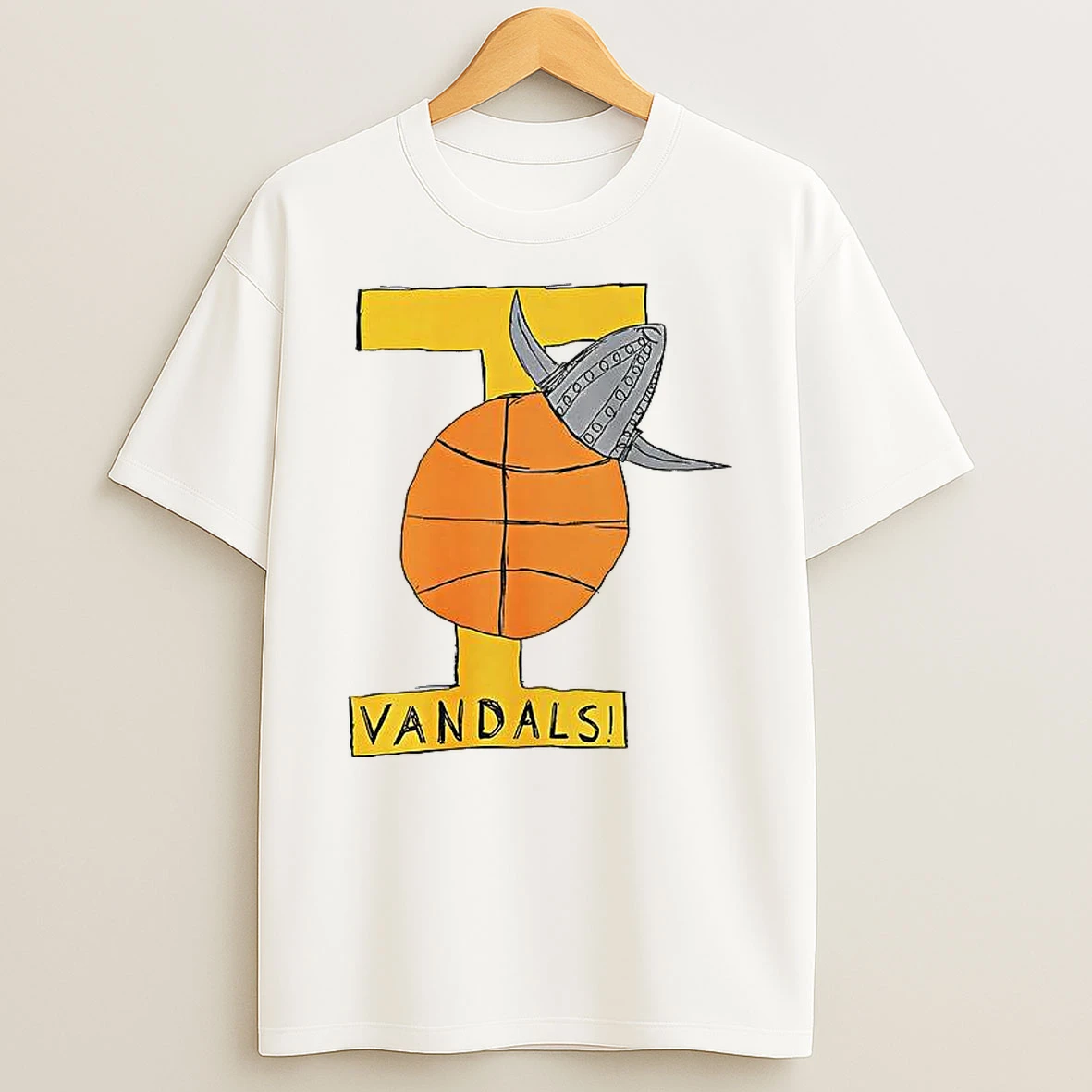 Vandal Idaho Vandals Womens Basketball Logo Parody T Shirt