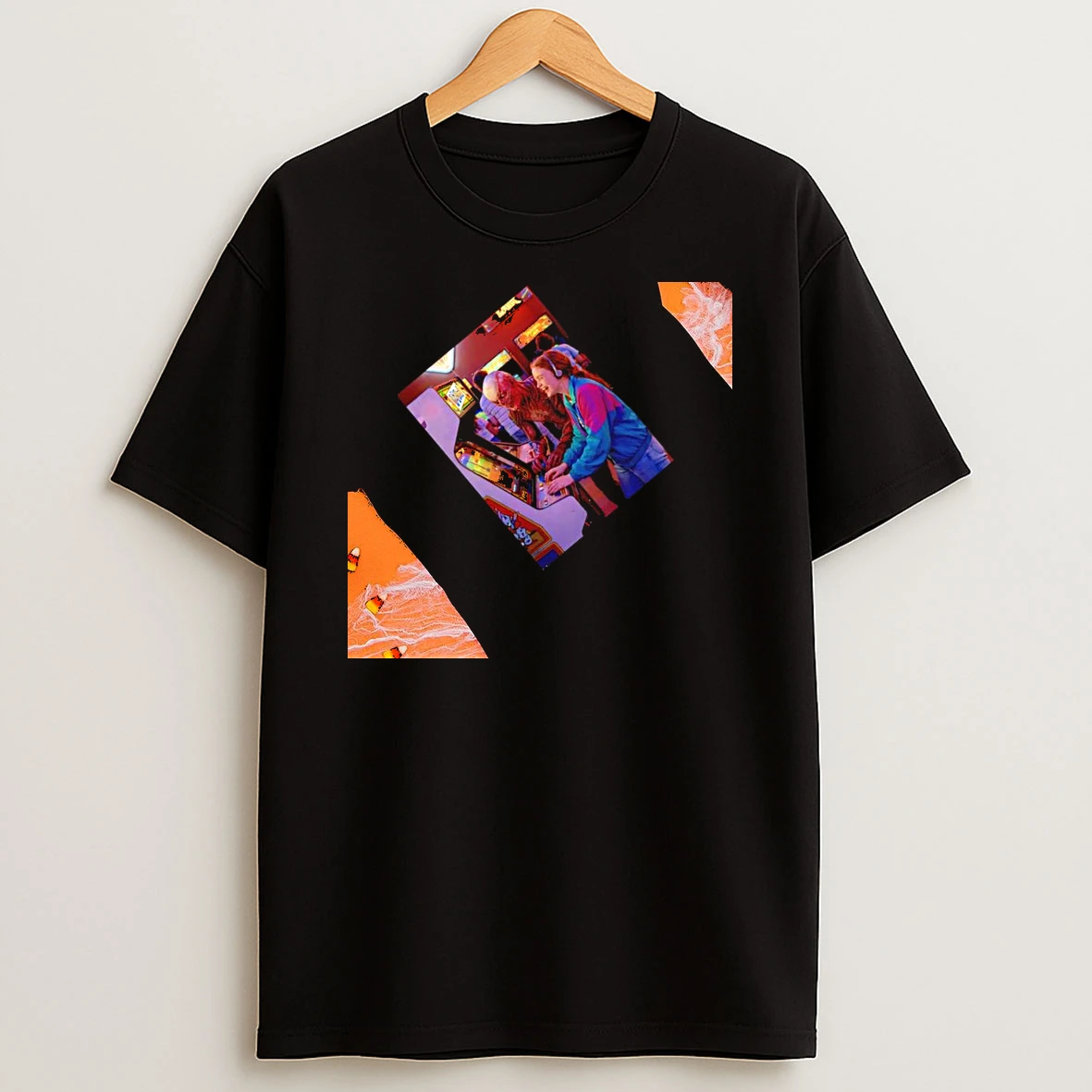 Vecna And Max Mayfield Stranger Things Playing Video Games Womens T Shirt