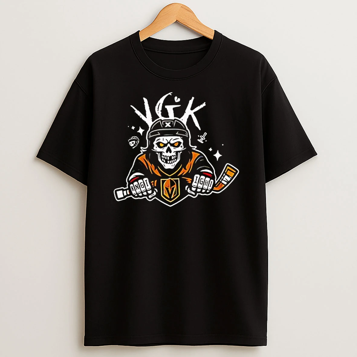 Vegas Golden Knights Schedule 25 26 Skeleton T Shirt