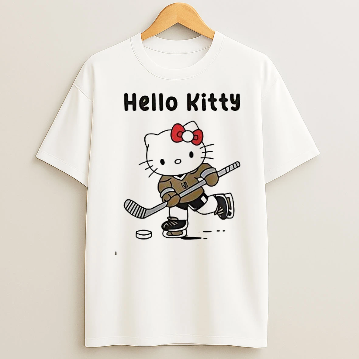 Vegas Golden Knights X Hello Kitty Graphic T Shirt