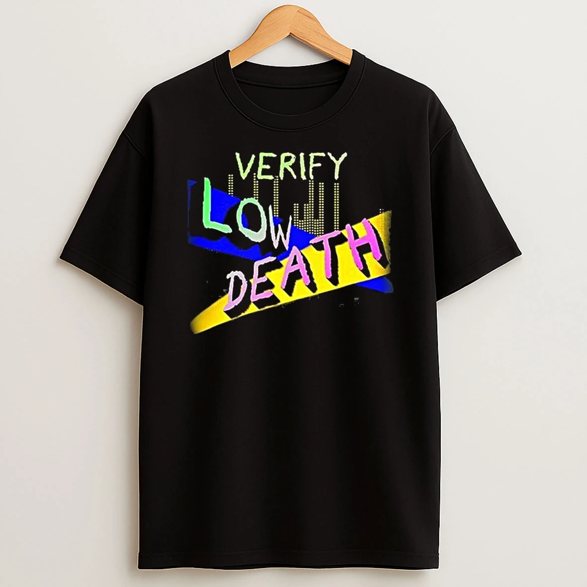 Verify Low Death Melody Retro T Shirt