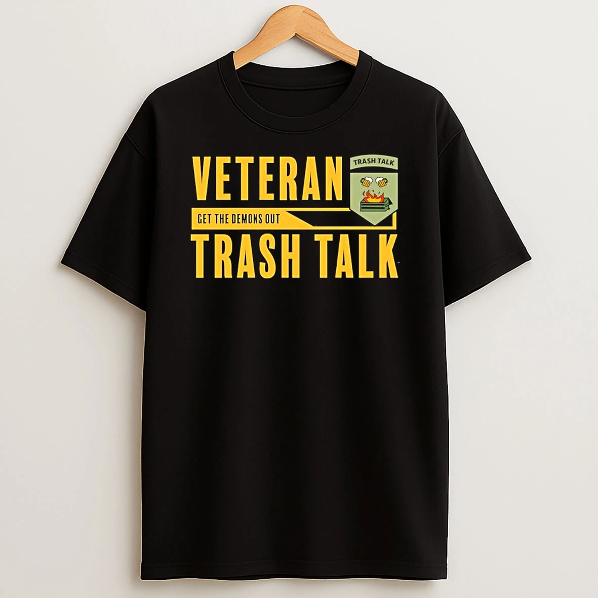Veteran Get The Demons Out Trash Talk T Shirt