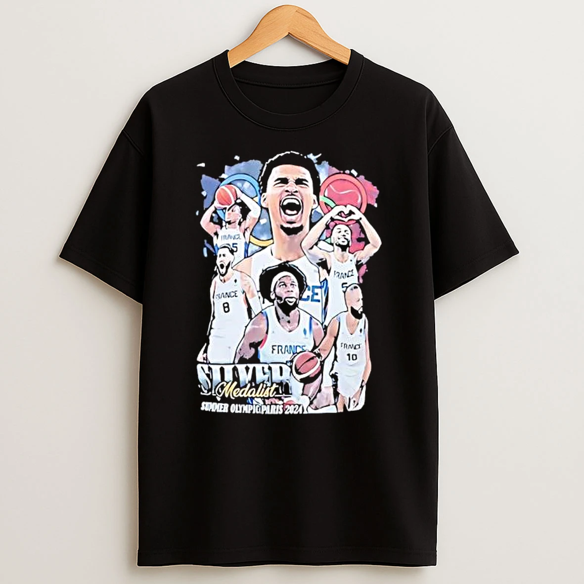 Victor Wembanyama Silver Medalist T Shirt