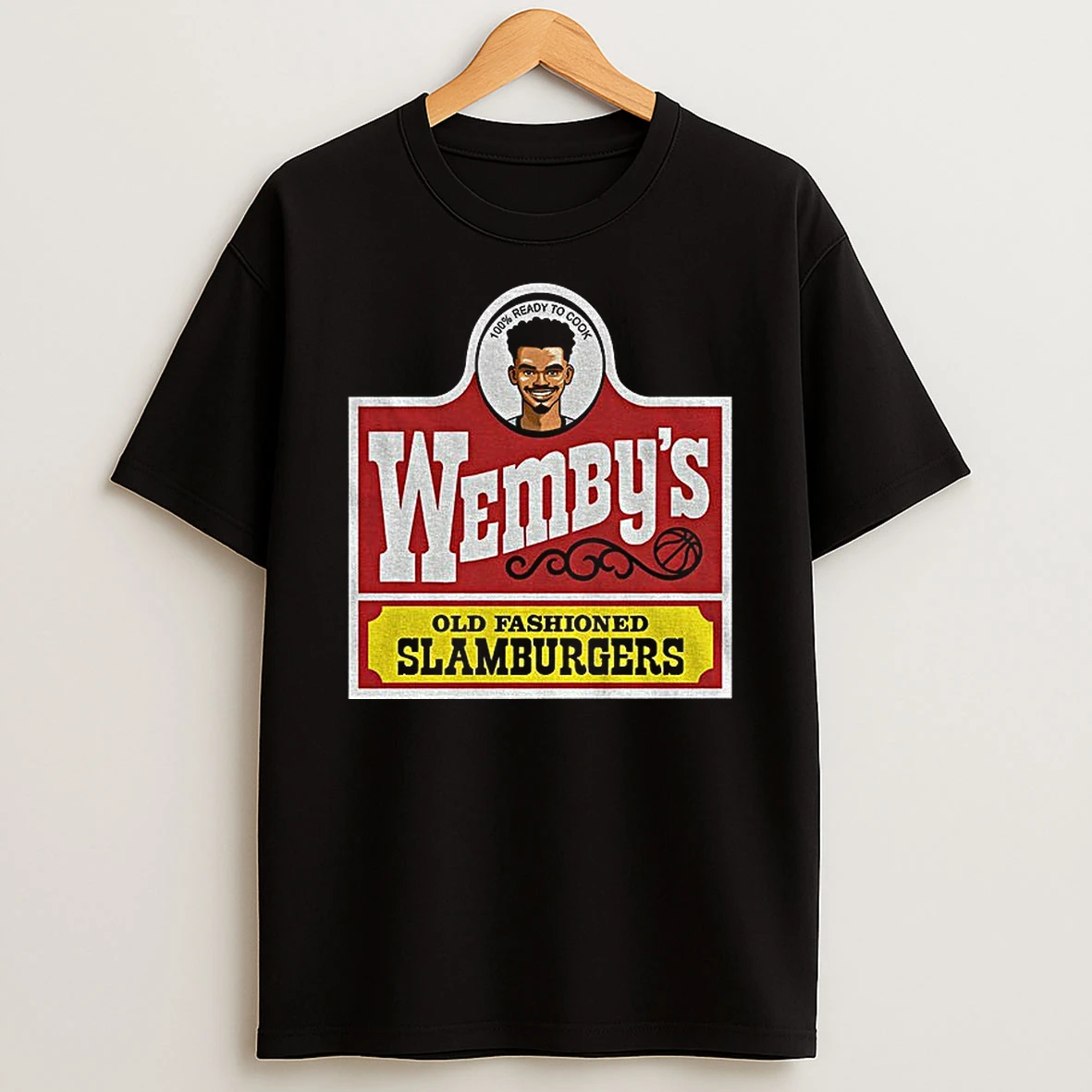 Victor Wembanyama Wembys Old Fashioned Slamburgers 100 Ready To Cook T Shirt