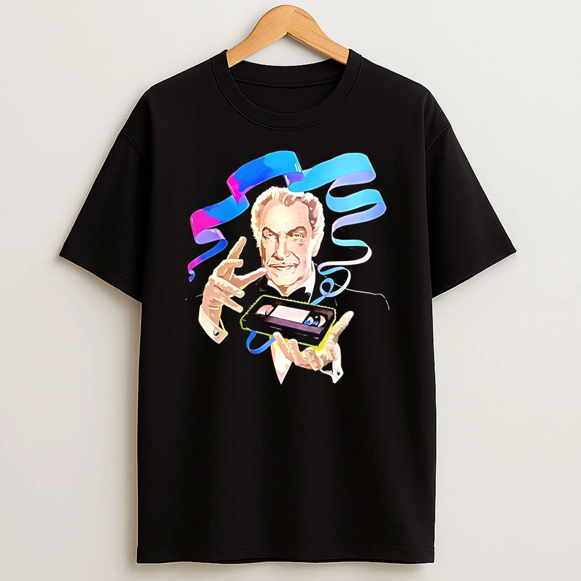 Vincent Price Vhs Ad Art T Shirt