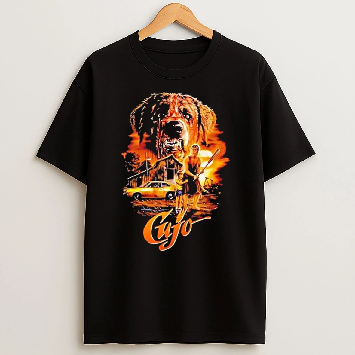 Vintage Cujo Horror Movie T Shirt