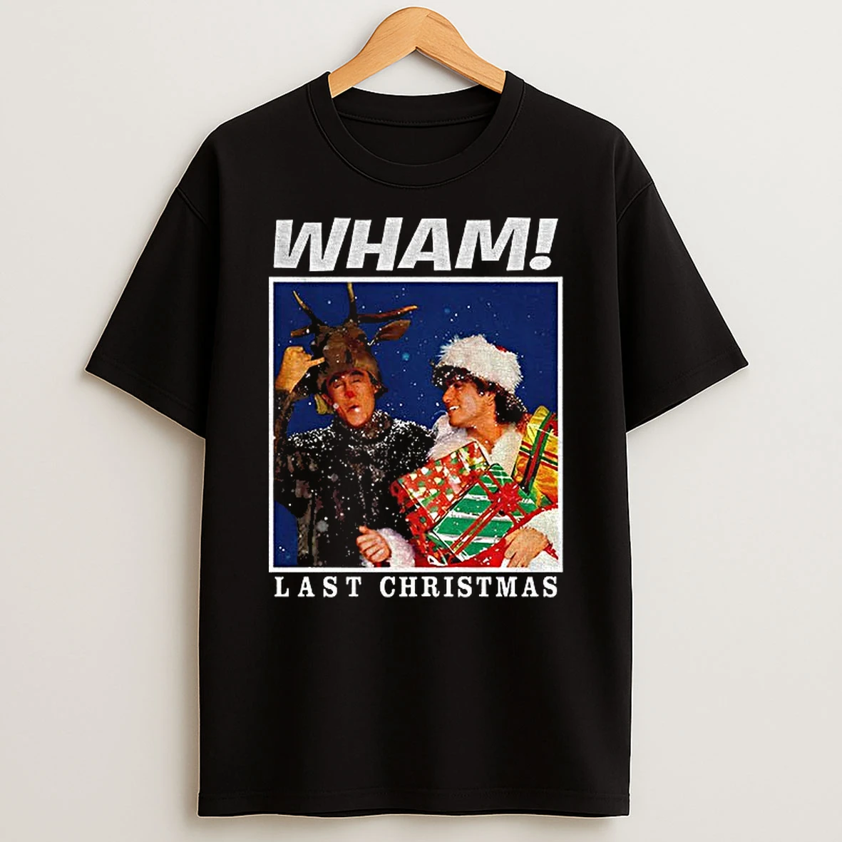 Vintage George Michael Christmas Wham Last Christmas T Shirt