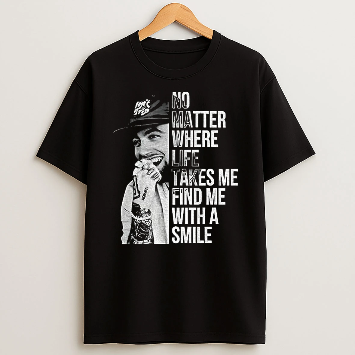 Vintage Mac Miller No Matter Where Life Takes Me Find Me With A Smile T Shirt