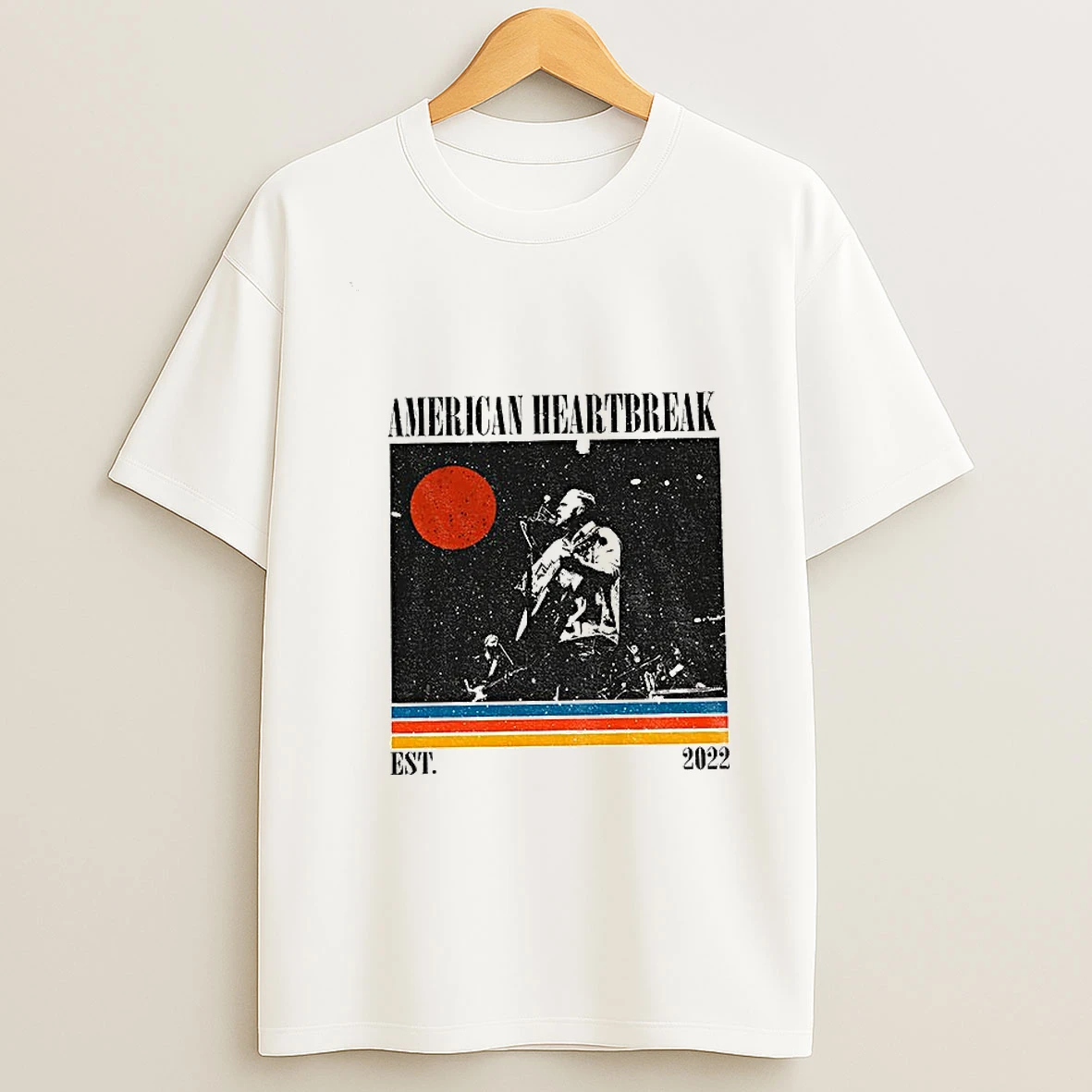 Vintage Zach Bryan American Heartbreak Est 2022 T Shirt